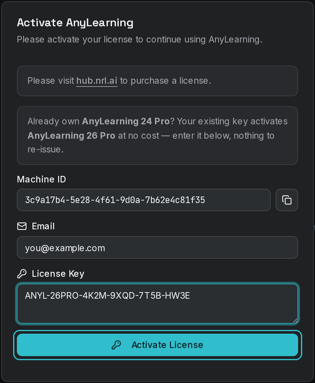Activate License